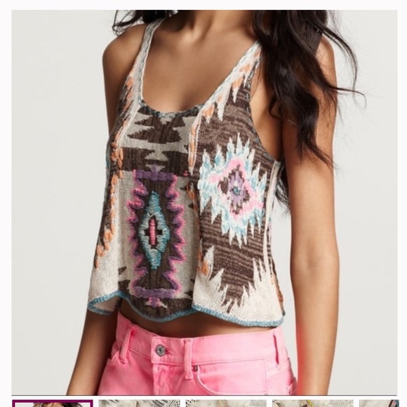 ⭐️Free People Aztec Swesyer Tank⭐️ - Picture 1 of 6